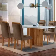 Sala de Jantar Mesa Olímpia 120CM